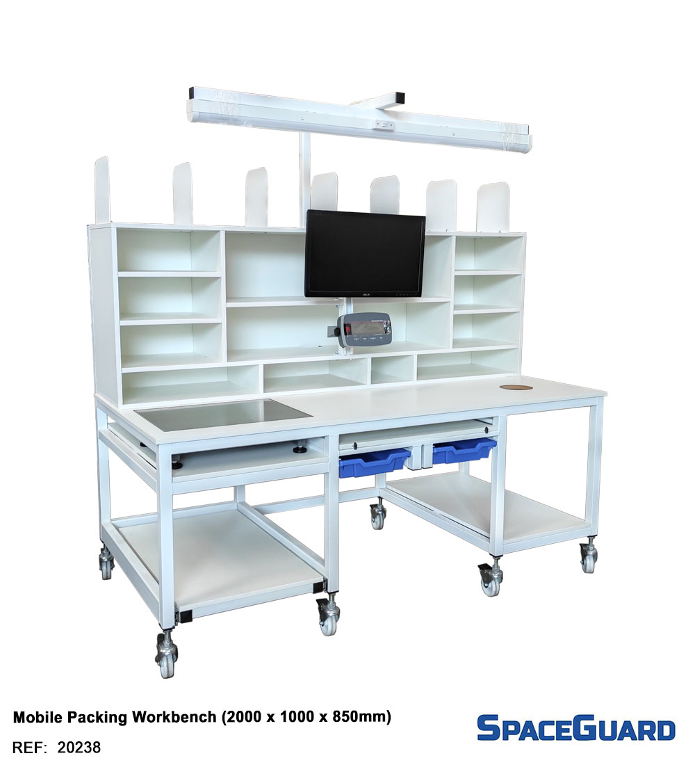Bespoke mobile packing bench
